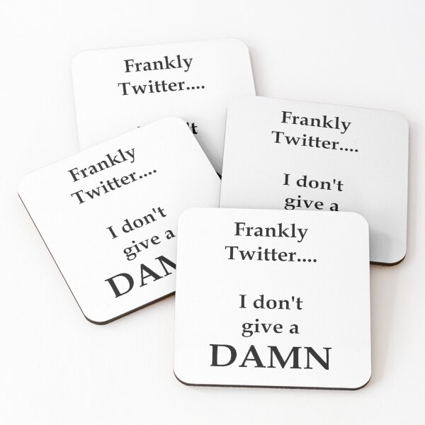 Item preview, Twitter - Give a Damn Edit (White) designed and sold by OleKurmudgeon.