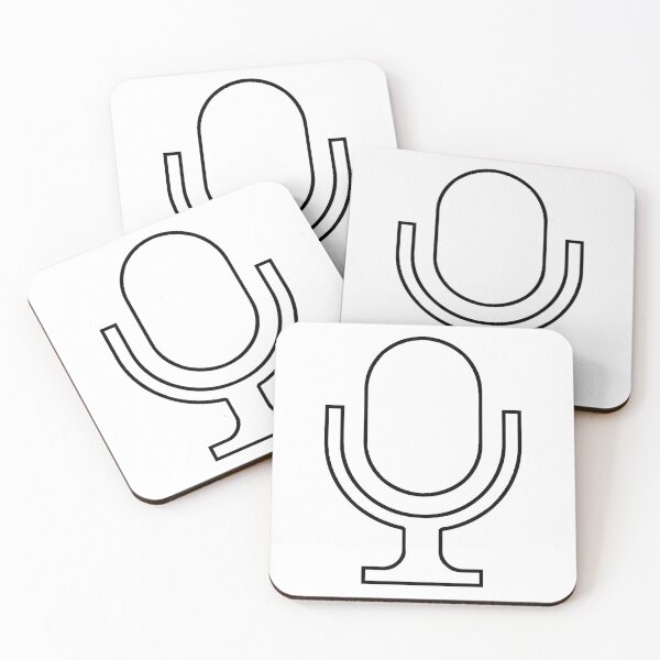 Item preview, Plain Tabletop Microphone Stencil - Diy Color Me In designed and sold by StencilGifts.