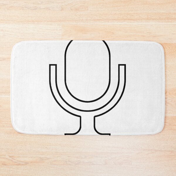 Item preview, Plain Tabletop Microphone Stencil - Diy Color Me In designed and sold by StencilGifts.