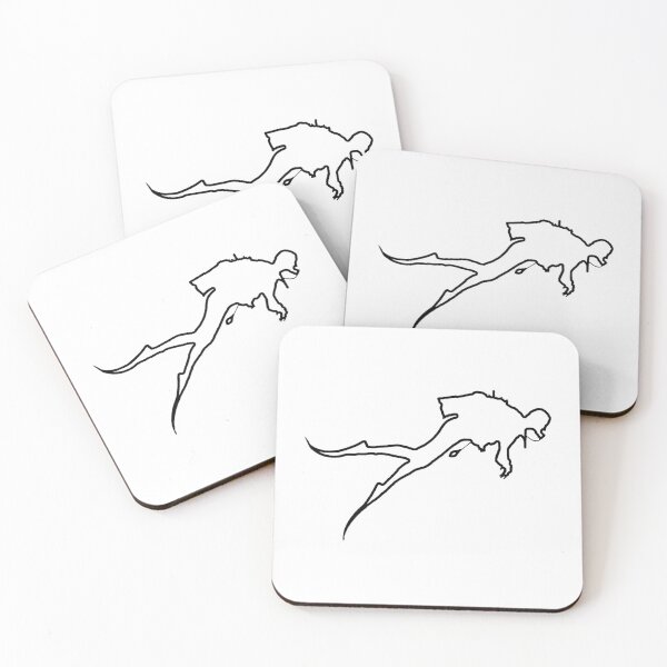 Item preview, Plain Scuba Diving Stencil - Diy Color Me In designed and sold by StencilGifts.