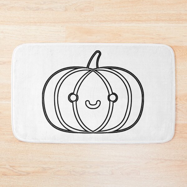Item preview, Plain Kawaii Pumpkin Stencil - Diy Color Me In designed and sold by StencilGifts.