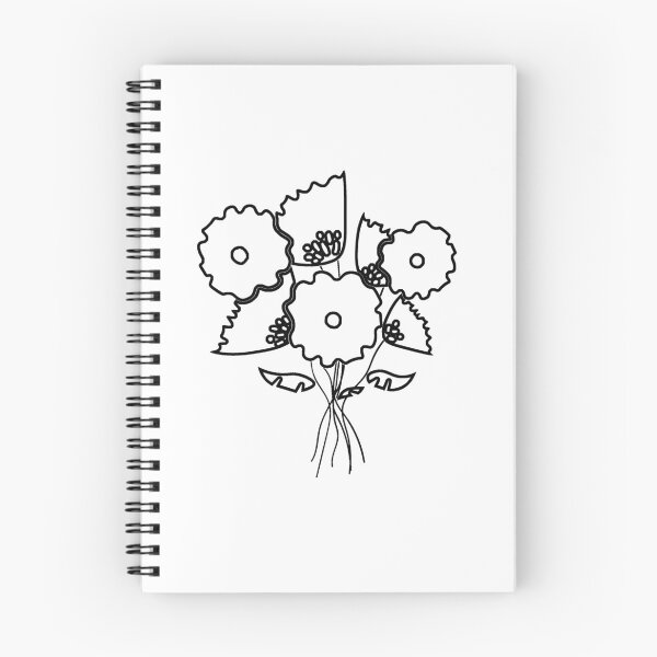 Item preview, Plain Pink Flowers Stencil - Diy Color Me In designed and sold by StencilGifts.