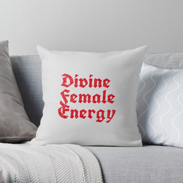 Divine Female Energy - Noise Throw Pillow