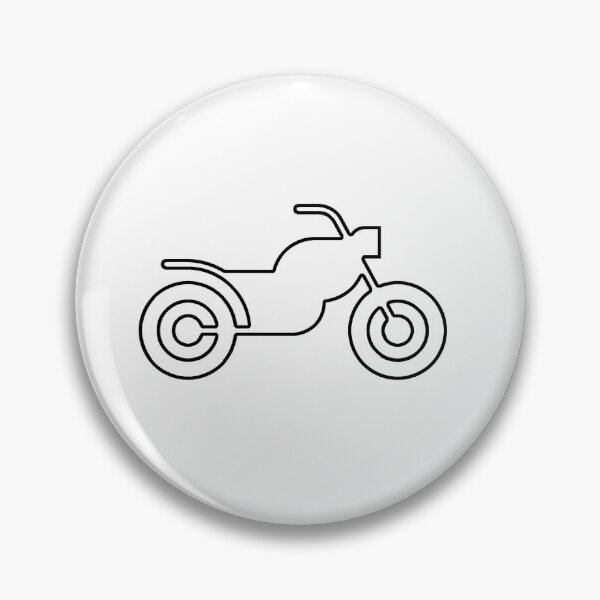 Artikelvorschau, Einfache Motorradschablone - Diy Color Me In entworfen und verkauft von StencilGifts.
