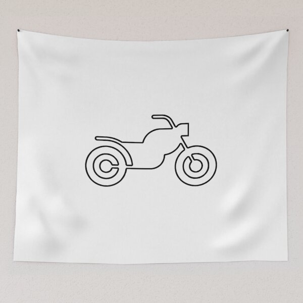 Item preview, Plain Motorcycle Stencil - Diy Color Me In designed and sold by StencilGifts.