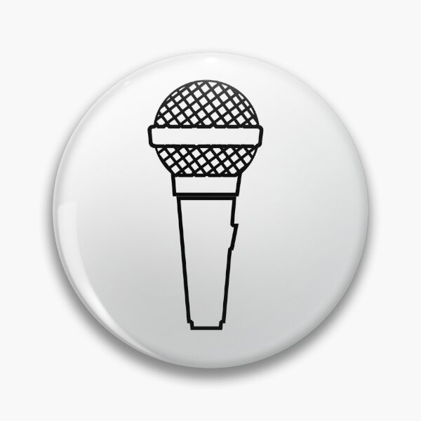 Item preview, Plain Microphone Karaoke Stencil - Diy Color Me In designed and sold by StencilGifts.