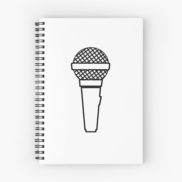 Item preview, Plain Microphone Karaoke Stencil - Diy Color Me In designed and sold by StencilGifts.