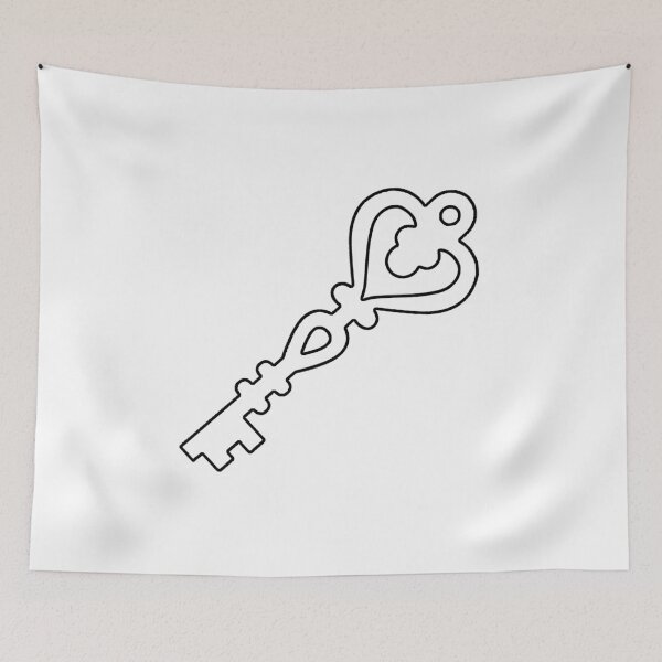 Item preview, Plain Key Stencil - Diy Color Me In designed and sold by StencilGifts.