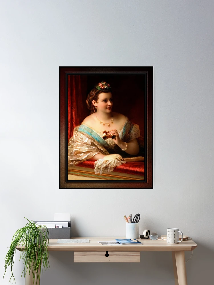 At The Opera by Thomas Francis Dicksee Classical Art Old Masters Reproduction Poster Art Print