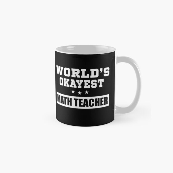 Item preview, World's Okayest math teacher funny quote 2021 designed and sold by BestUncommonTee.