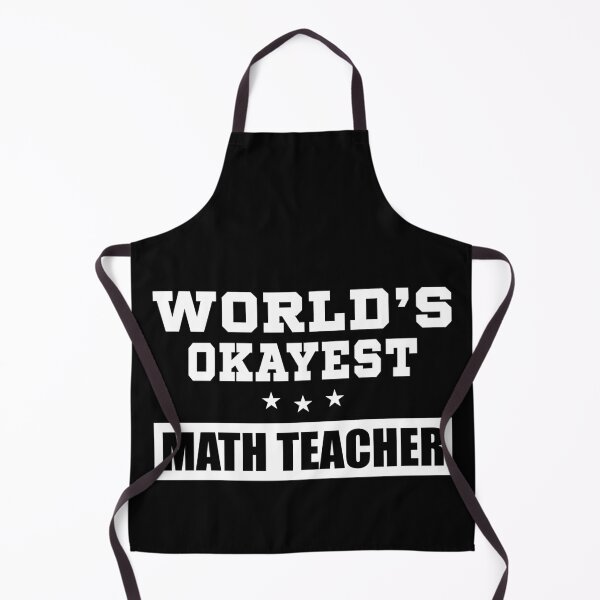 Item preview, World's Okayest math teacher funny quote 2021 designed and sold by BestUncommonTee.