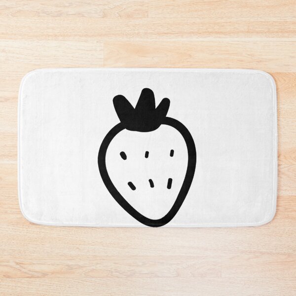 Item preview, Plain Kawaii Strawberry Stencil - Diy Color Me In designed and sold by StencilGifts.