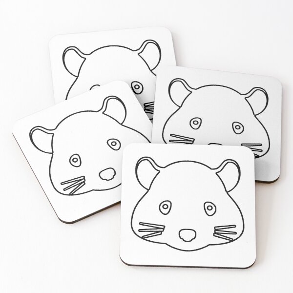 Item preview, Plain Hamster Stencil - Diy Color Me In designed and sold by StencilGifts.