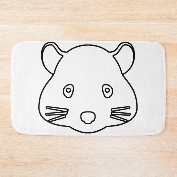 Item preview, Plain Hamster Stencil - Diy Color Me In designed and sold by StencilGifts.