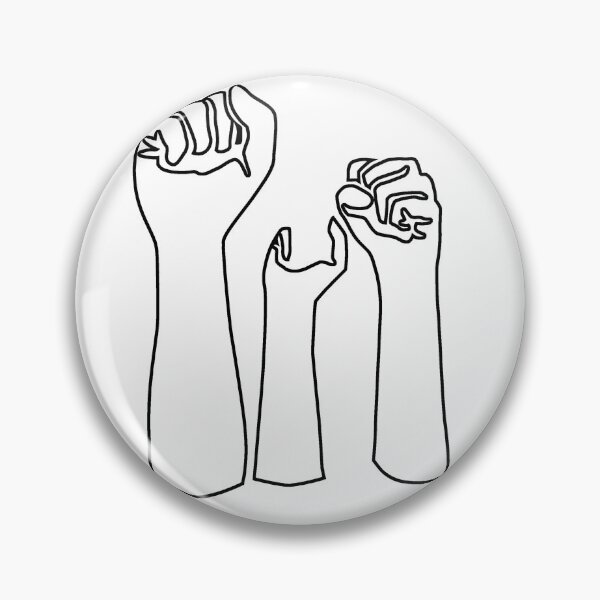 Item preview, Plain Fists In the Air Stencil - Diy Color Me In designed and sold by StencilGifts.