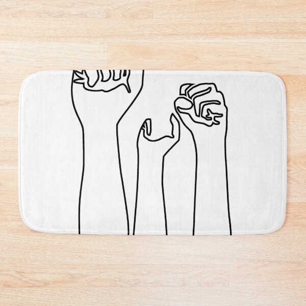 Item preview, Plain Fists In the Air Stencil - Diy Color Me In designed and sold by StencilGifts.