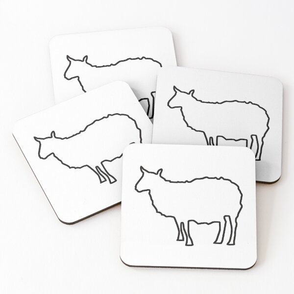 Item preview, Plain Cute Sheep Stencil - Diy Color Me In designed and sold by StencilGifts.