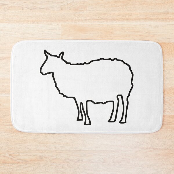Item preview, Plain Cute Sheep Stencil - Diy Color Me In designed and sold by StencilGifts.