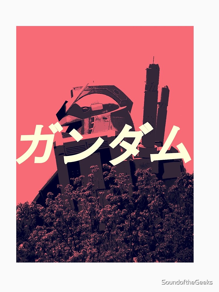 The Gundam Shirt | Mobile Suit RX-78-2 Pink by SoundoftheGeeks