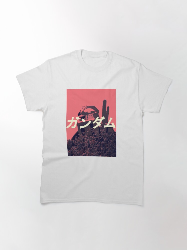 Alternate view of The Gundam Shirt | Mobile Suit RX-78-2 Pink Classic T-Shirt