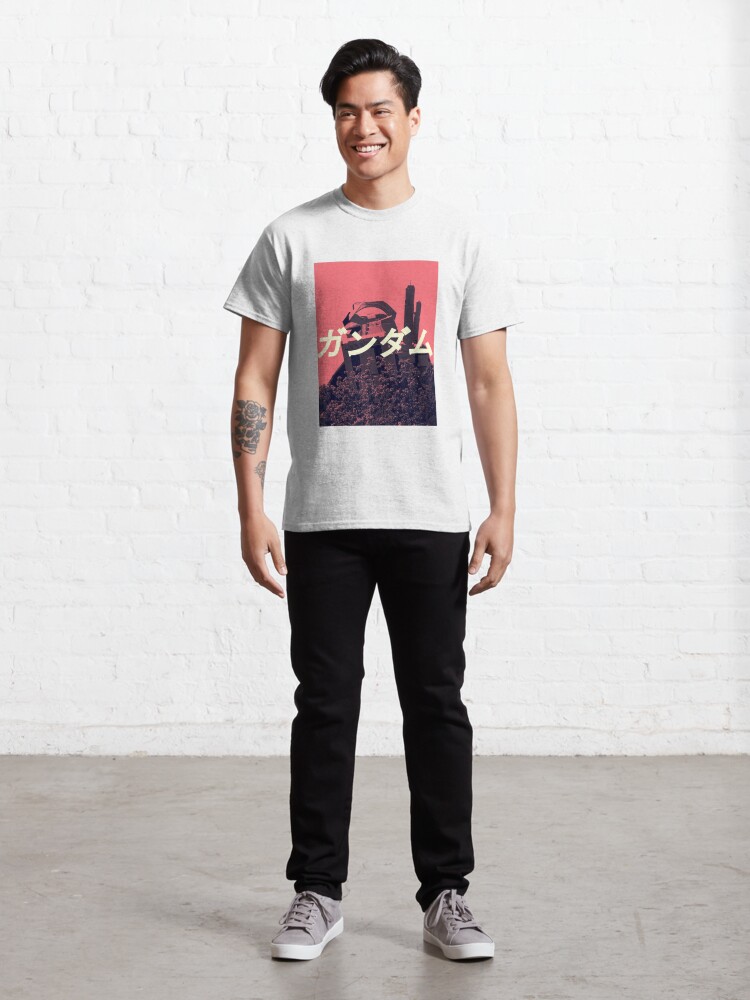 Alternate view of The Gundam Shirt | Mobile Suit RX-78-2 Pink Classic T-Shirt