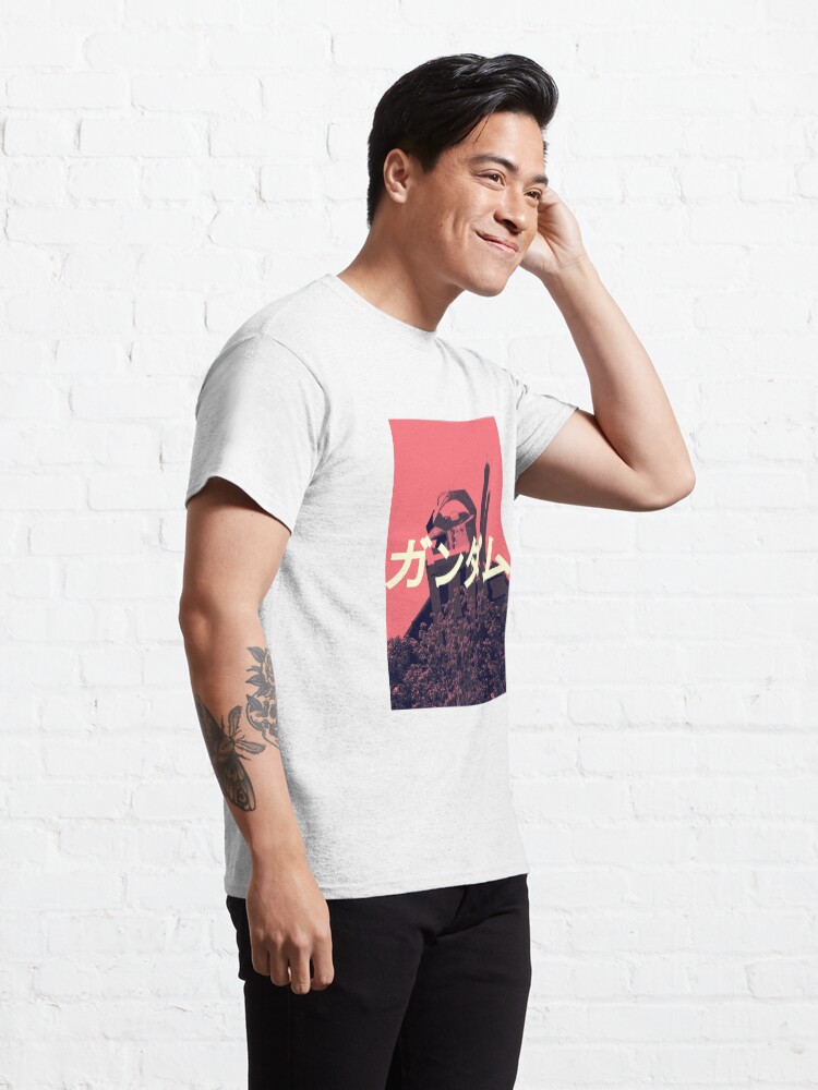 Alternate view of The Gundam Shirt | Mobile Suit RX-78-2 Pink Classic T-Shirt