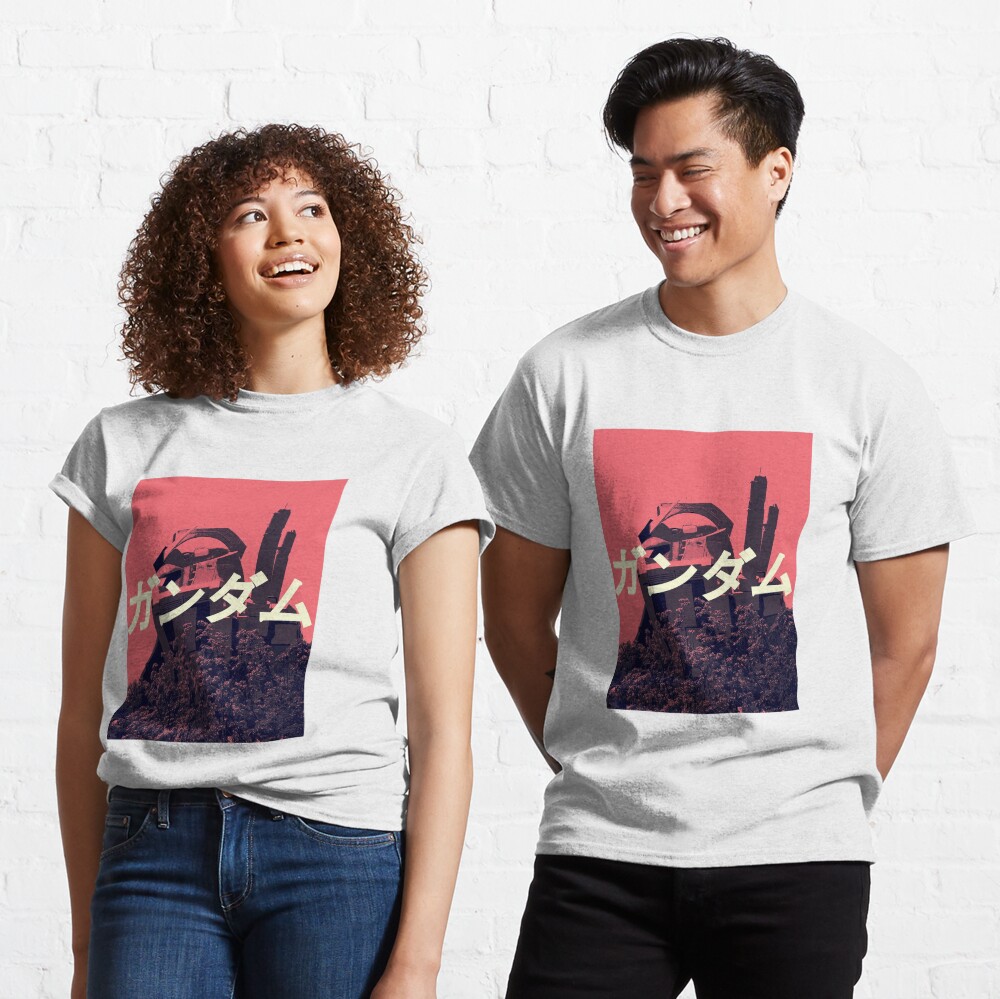 The Gundam Shirt | Mobile Suit RX-78-2 Pink Classic T-Shirt
