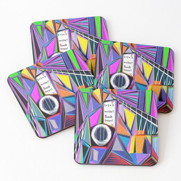 Item preview, Spools of Eclectic Colours, abstract design designed and sold by Art With Impact – Statement Art & Apparel for Deep Thinkers.