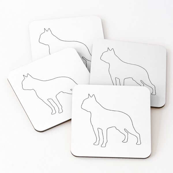 Item preview, Plain Boston Terrier Stencil - Diy Color Me In designed and sold by StencilGifts.