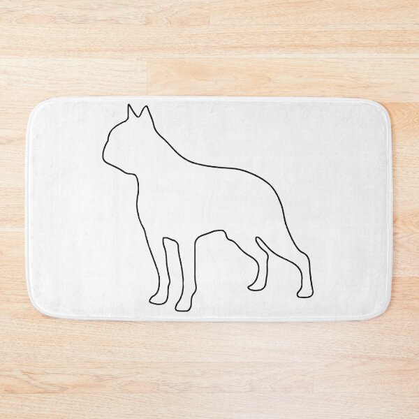 Item preview, Plain Boston Terrier Stencil - Diy Color Me In designed and sold by StencilGifts.