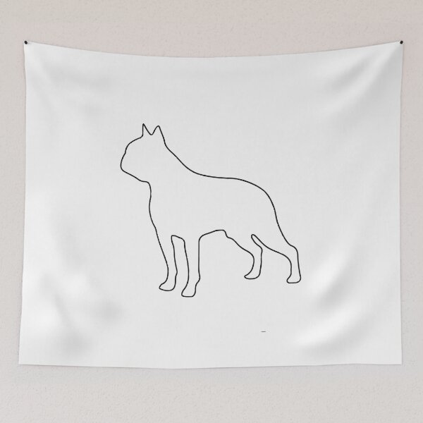 Item preview, Plain Boston Terrier Stencil - Diy Color Me In designed and sold by StencilGifts.