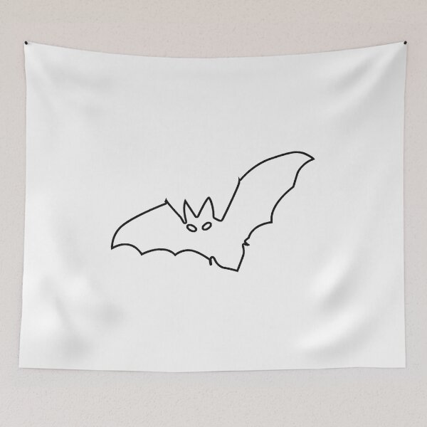 Item preview, Plain Bat Stencil - Diy Color Me In designed and sold by StencilGifts.