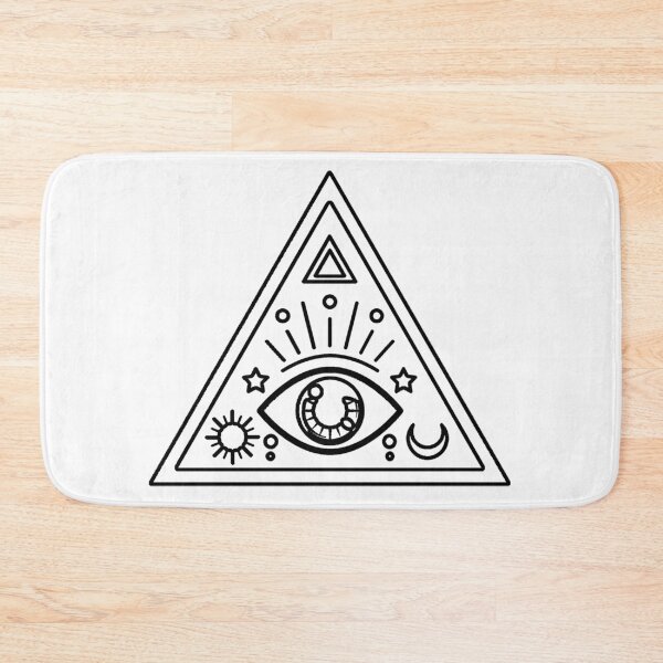 Item preview, Plain All Seeing Eye Stencil - Diy Color Me In designed and sold by StencilGifts.