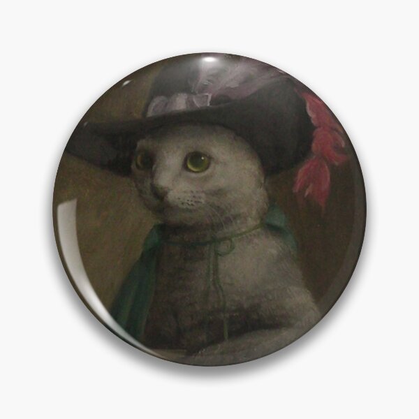 Item preview, Portrait of a Meowsketeer designed and sold by Caitlin Barlow-VanMeter.