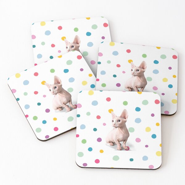 Item preview, Polka dot cat designed and sold by C4Rack.