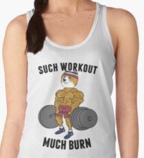 Such Workout, Much Burn Doge Women's Tank Top