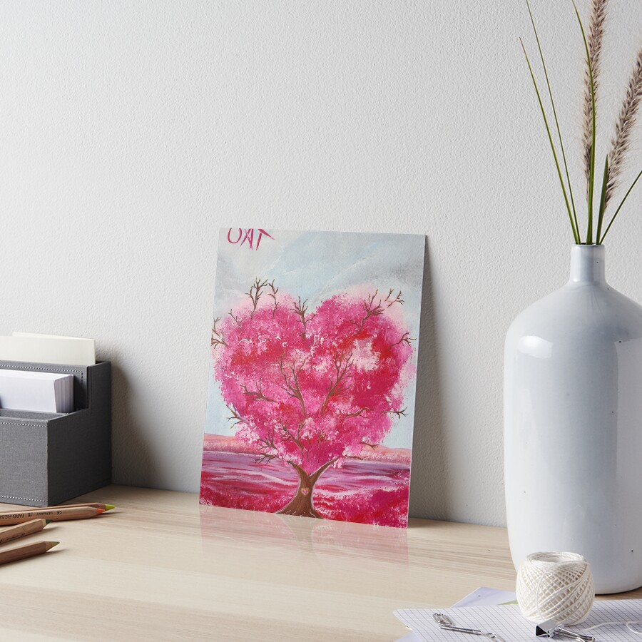 Tree of Love Art Board Print