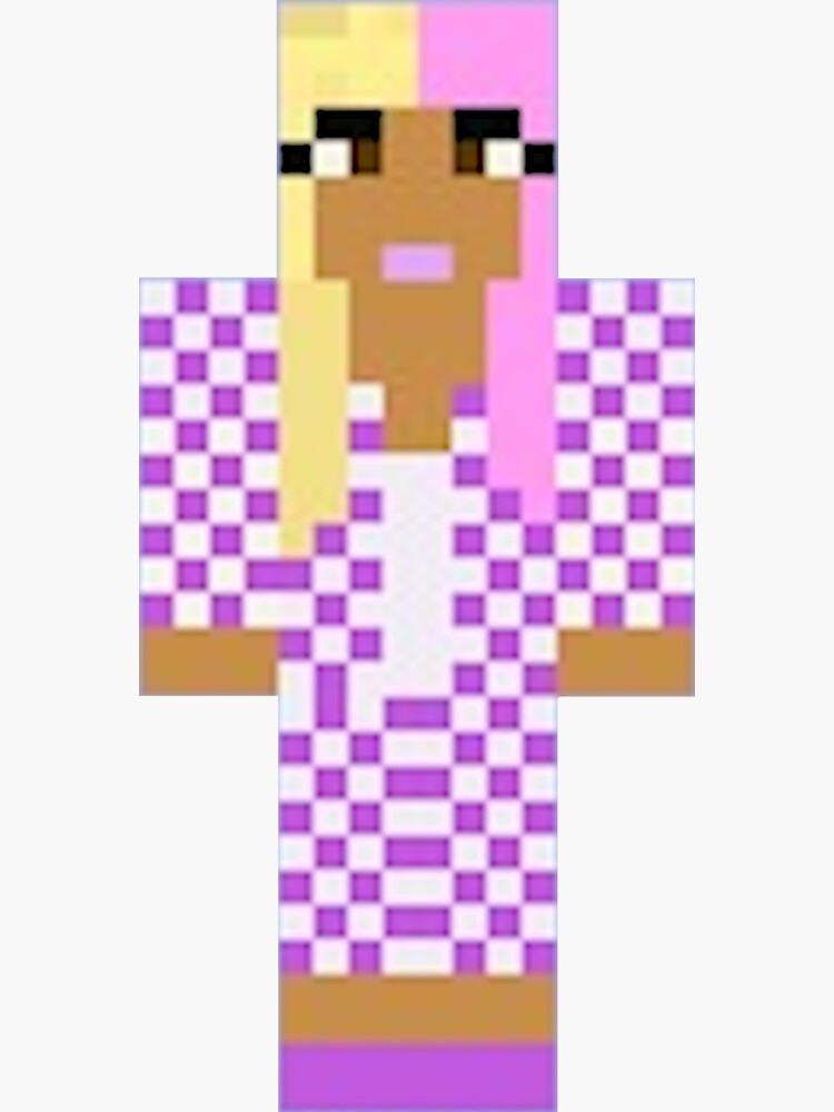 Minecraft Nicki Minaj Sticker For Sale By Brooke Stoll Redbubble 9127