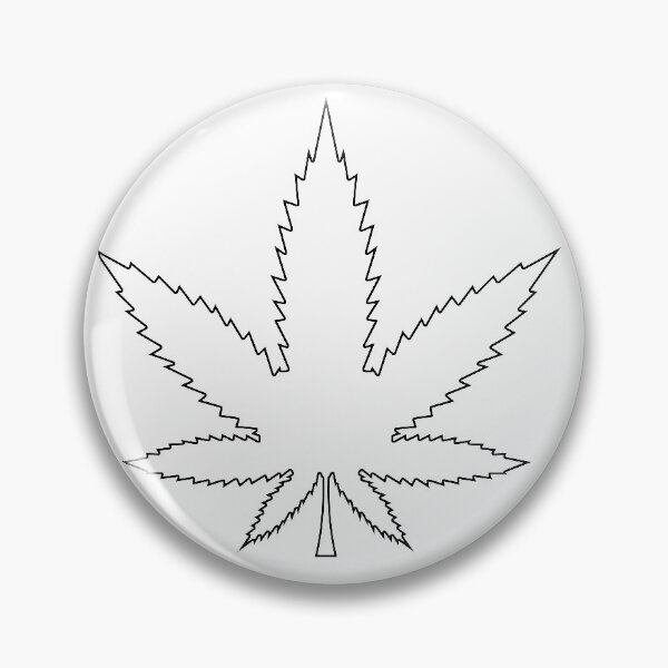 Artikelvorschau, Einfache Indica Potleaf-Schablone - Diy Color Me In entworfen und verkauft von StencilGifts.