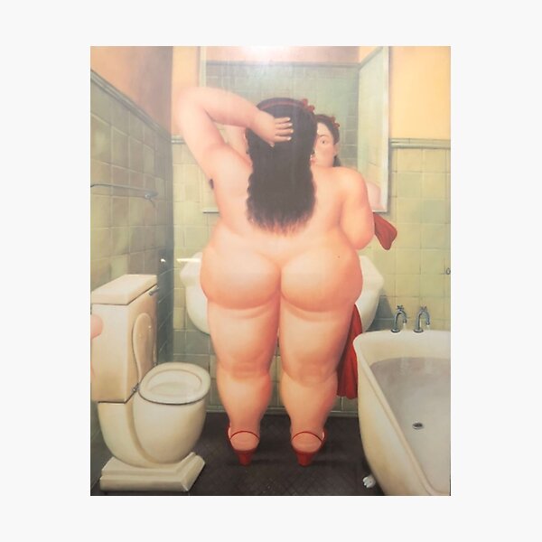 The Bath - Fernando Botero Photographic Print