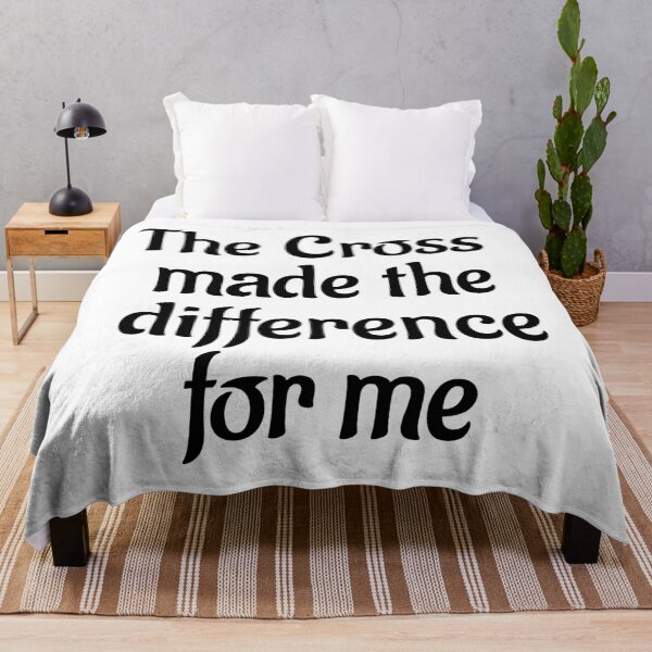 Item preview, The Cross Made The Difference For Me designed and sold by Twittlefish.