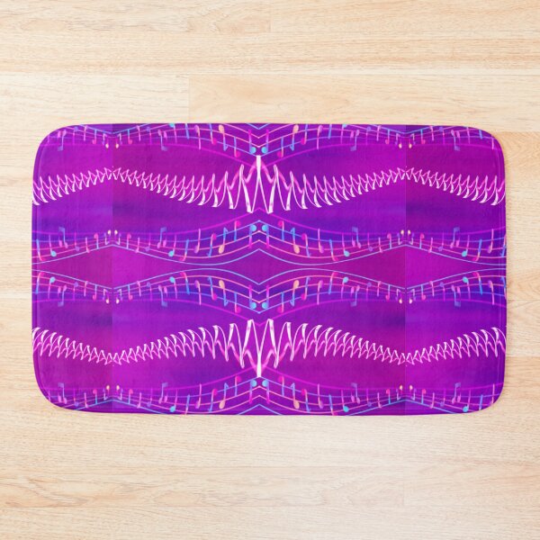 Item preview, Bright Musical Harps on Purple designed and sold by Only1helen.