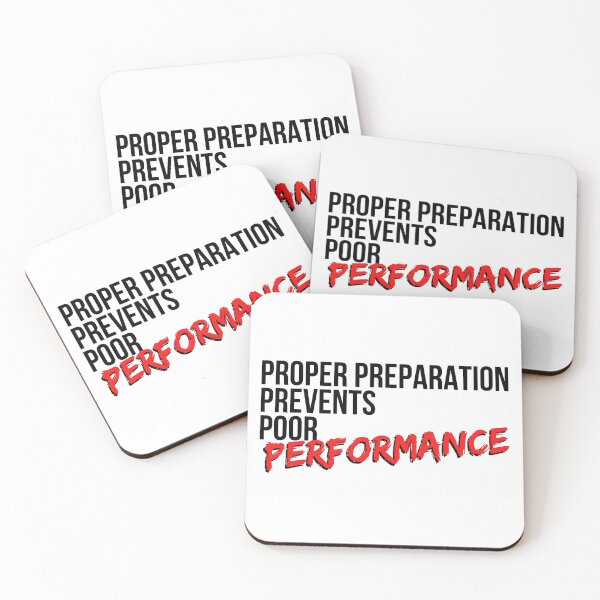 Item preview, Proper Preparation Prevents Poor Performance - Motivational Mindset designed and sold by CWolff.