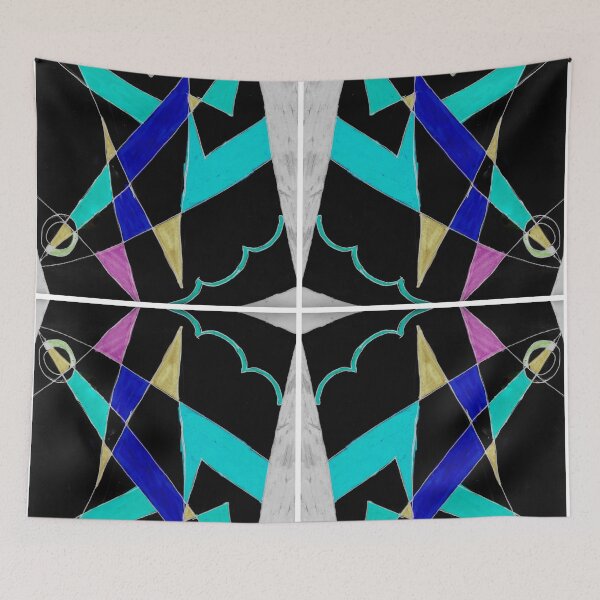 Item preview, Retro Geometric Line Art- Butterfly designed and sold by Designs By YL.