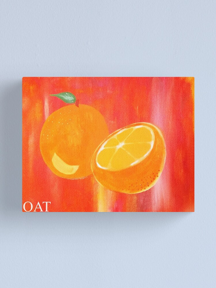 Alternate view of Happy Orange Canvas Print