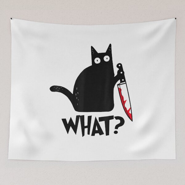 Item preview, True Crime Cat What Cat Funny Cat designed and sold by HumbleShirt.