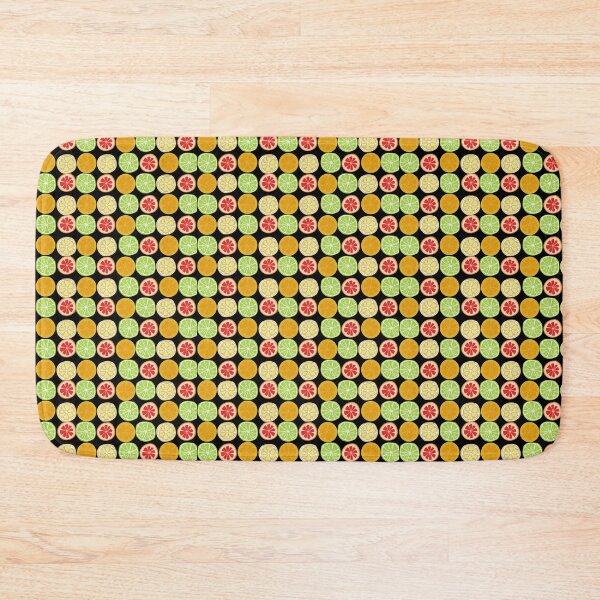 Item preview, Black citrus pattern designed and sold by Brooke Richardson.