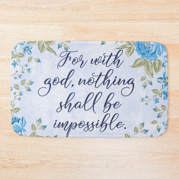 Item preview, For with God nothing shall be impossible designed and sold by della95.