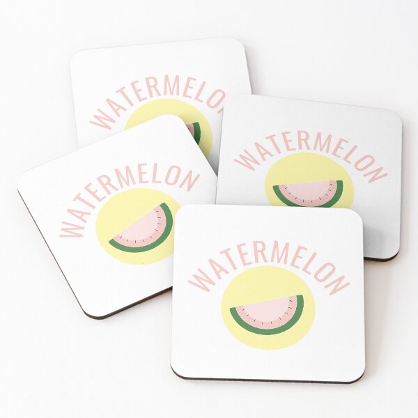 Item preview, Cute Watermelon Fruit Curved Logo designed and sold by KloFree Creations.