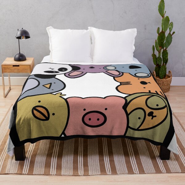 Item preview, Cute baby animals square designed and sold by Shui-art.